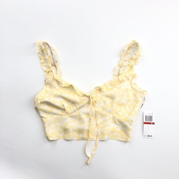 Charlie‎ Holiday Fable Yellow Top Size XS - Picture 2 of 10